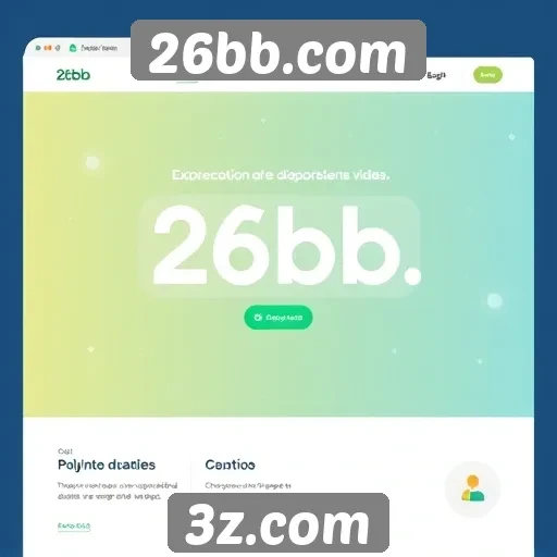 Análise da interface do site 26bb.com